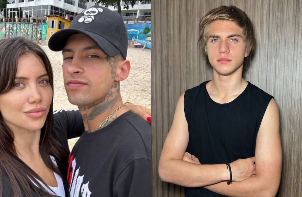 ¿No lo acepta? El desopilante gesto de Valentino, el hijo de Wanda Nara, al ver el romántico beso de L-Gante con su madre