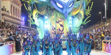 Carnaval en Gualeguaychú: comparsa Kamarr. Foto 2024.