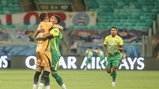 El Halcón le ganó a Bahia como visitante en el partido de ida de los cuartos de final de la Copa Sudamericana.
