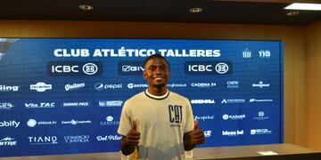 El colombiano Luis Miguel Angulo, titular en los ensayos de Talleres previo a la Copa de la Liga.