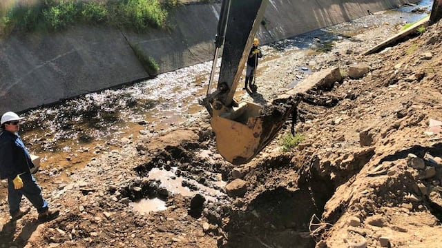 Comenzaron las obras de restauración integral del Zanjón de los Ciruelos, entre San Martín y Lisandro Moyano de Las Heras. Gentileza Gobierno de Mendoza