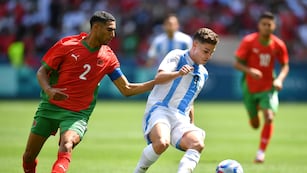 Julián Álvarez, uno de los mayores de la selección argentina (AFA)
