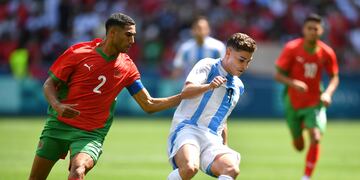 Julián Álvarez, uno de los mayores de la selección argentina (AFA)