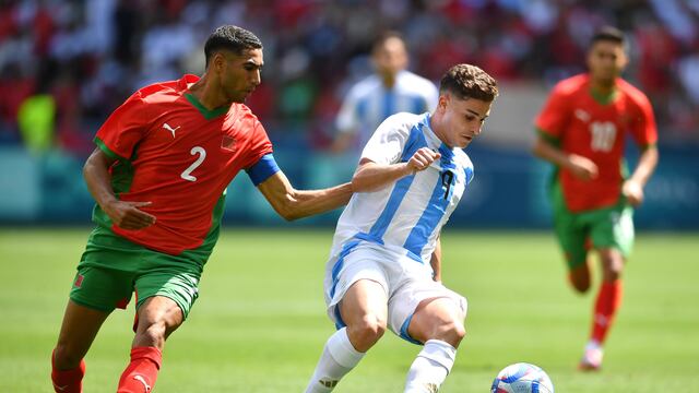 Julián Álvarez, uno de los mayores de la selección argentina (AFA)