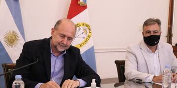 El gobernador de Santa Fe, Omar Perotti (Gobierno de Santa Fe)