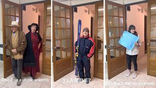 "Me equivoqué de lugar", el divertido cumpleaños de una tandilense que se volvió viral.