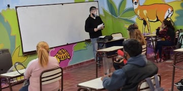 Clases con protocolo por el coronavirus.