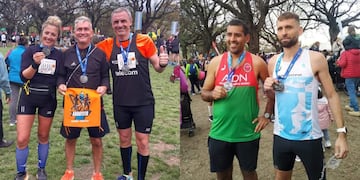 Atletas de Arroyito que participaron de la Maratón de Buenos Aires 2023