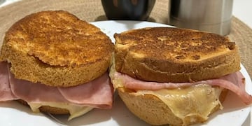 Tostado de pan dulce.