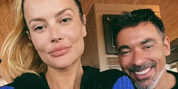 El Pocho Lavezzi y su novia, Natalia Borges, en Mendoza.