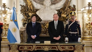 Javier Milei y Gerardo Whertein