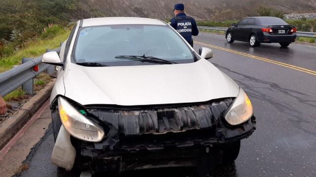 Accidente en el camino del cuadrado.