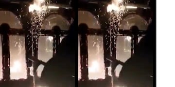 El fuego se desató al sur de la ciudad de Córdoba.