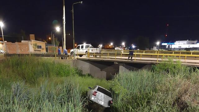 Despiste y vuelco esta madrugada en Gualeguaychú