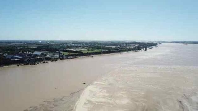 Otra vez hay bajante del río Paraná (Bolsa de Comercio de Rosario)