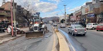 Corte en Av. Cárcano