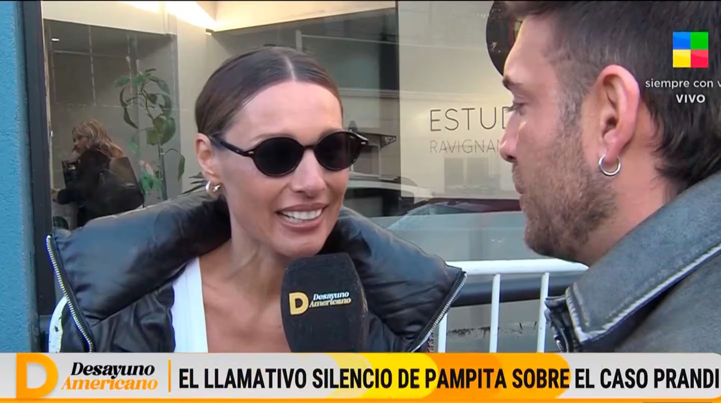 La postura de Pampita al hablar de la causa de Julieta Prandi en contra de su exmarido por violencia de género