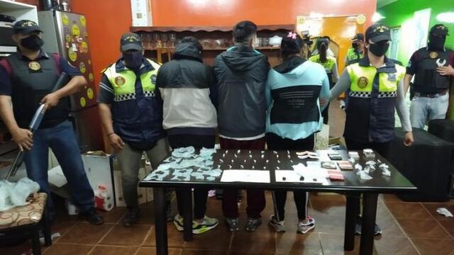 Una familia detenida por vender drogas en una verdulería.