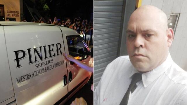 Diego Molina, el empleado de la funeraria que se sacó una foto junto al cajón de Diego, se entregó a la Justicia.