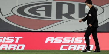 Marcelo Gallardo preocupado por la derrota de River.