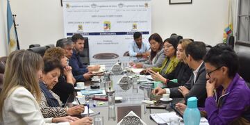 La Comisión de Ambiente se reunió en el salón "Pilar Bermúdez" de la Legislatura de Jujuy.