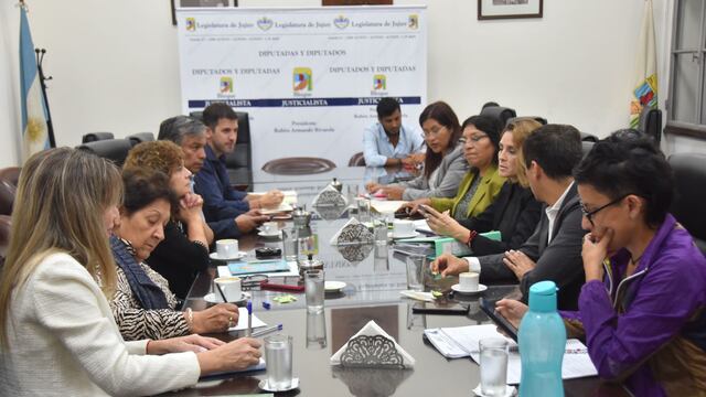 La Comisión de Ambiente se reunió en el salón "Pilar Bermúdez" de la Legislatura de Jujuy.