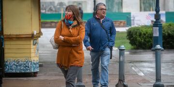 Mendoza 18 de marzo 2021 
Días fríos y lluviosos en la provincia 
Foto: Ignacio Blanco / Los Andes