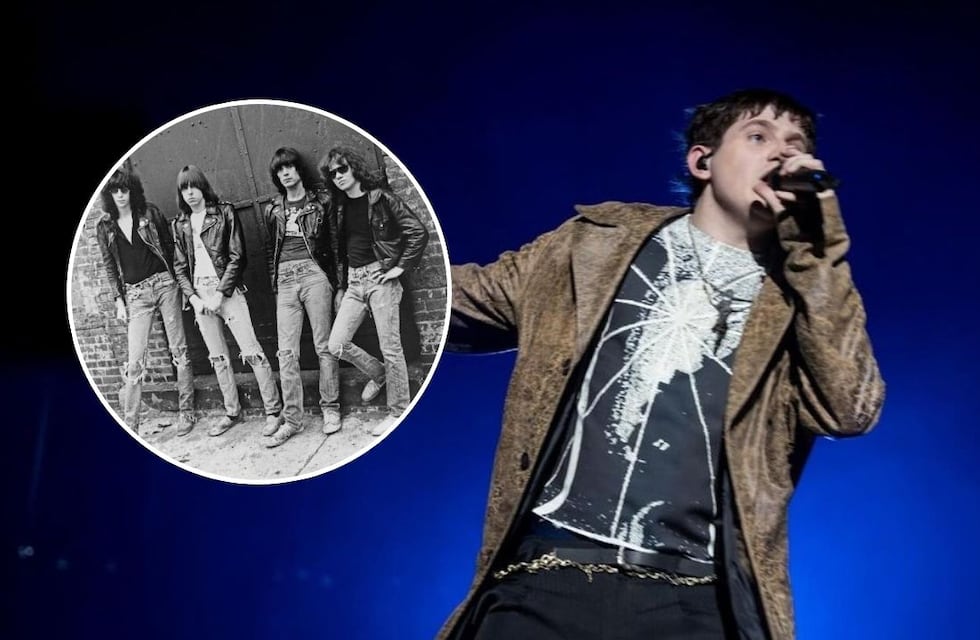 Dillom sorprendió con un homenaje a los Ramones en su show en el Movistar Arena