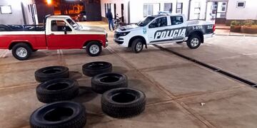 Contrabando de cubiertas en Capioví