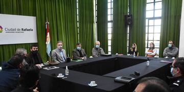 Reunión para planificar la carrera del TC en Rafaela