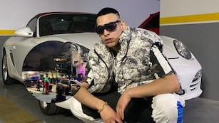 Kaleb chocó a una moto, quiso escaparse, e impactó contra un auto