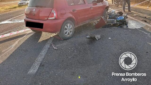 Accidente Ruta 19 en cercanías de La Curva