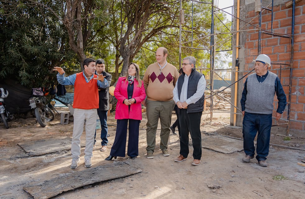 Valle Viejo: Jalil controló el avance de la obra de nuevo Polideportivo