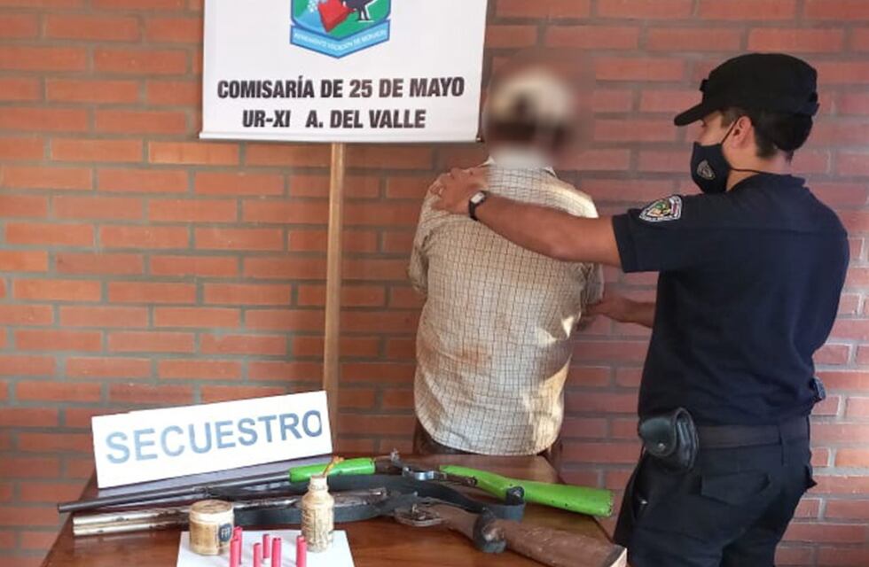 Aristóbulo del Valle: atemorizaba a sus vecinos y terminó detenido