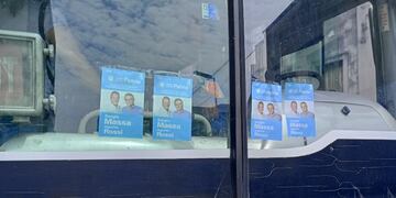 Linea urbana con boletas de Massa