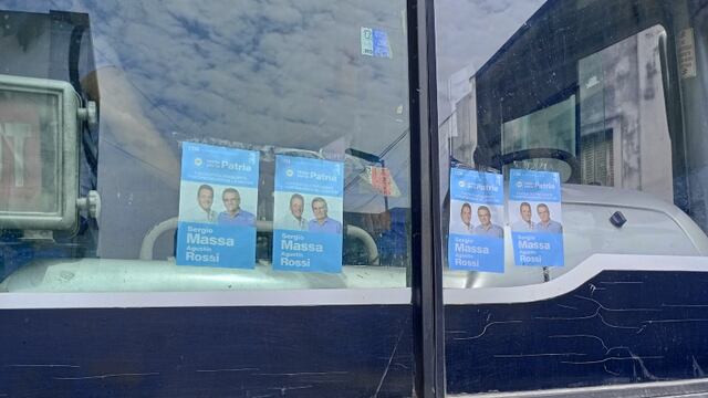 Linea urbana con boletas de Massa