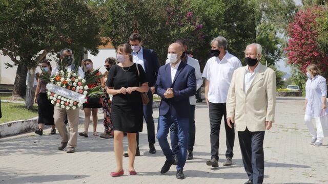 Homenaje al escritor polaco Florian Czarnyszewicz  en Carlos Paz.