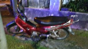 La moto recuperada