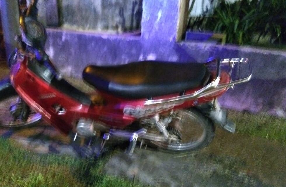 Recuperaron una moto robada en la madrugada