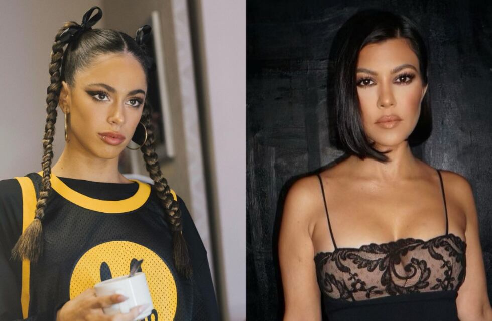 Cuál es el valor de la cartera de Prada con la que coincidieron Tini Stoessel y Kourtney Kardashian