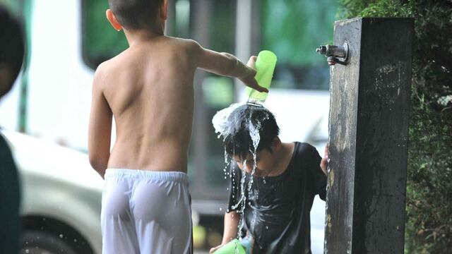 Golpe de calor.