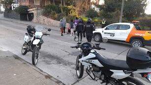 Joven lesionada en Carlos Paz