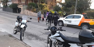 Joven lesionada en Carlos Paz