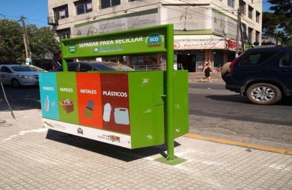 Colocarán puntos verdes para residuos secos reciclables en Eldorado