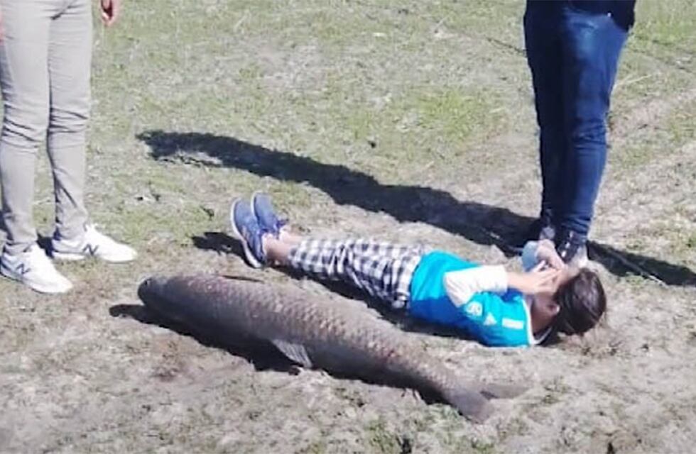 Otro récord de pesca en el lago San Roque