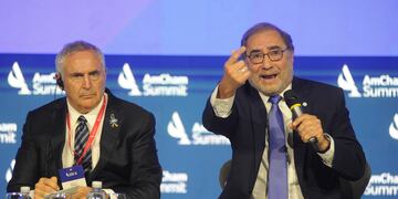 Amcham 2023
Jorge Arguello embajador Argentino en EEUU junto a Marc Stanley 
Foto Federico Lopez Claro