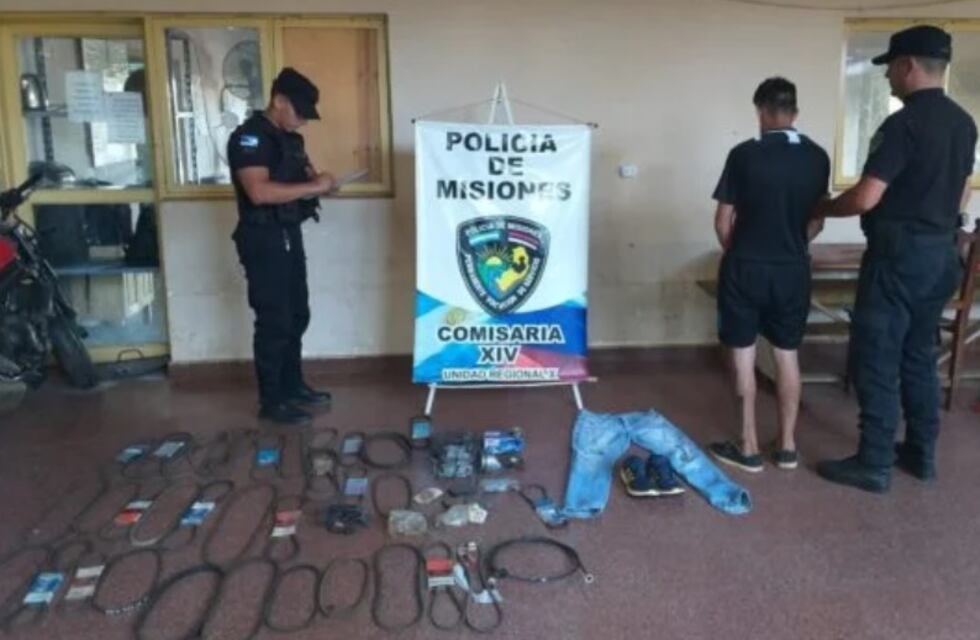 Garupá: cayó un individuo por robo a un taller mecánico
