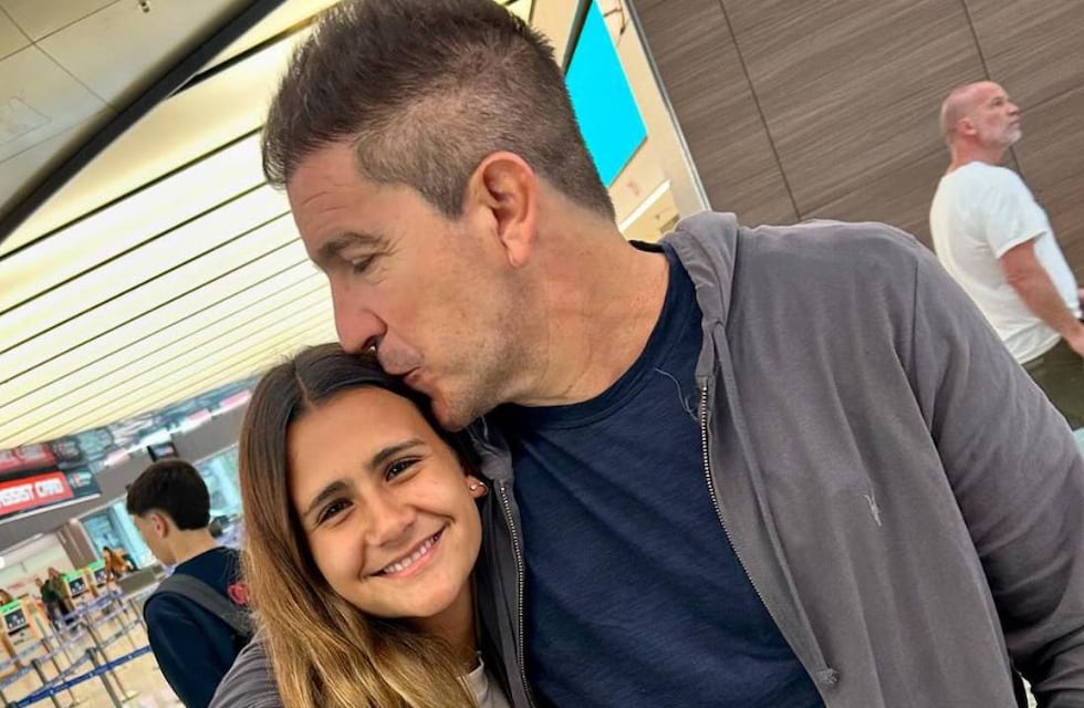 Uma Fabbiani Granata se fue del país en una despedida conmovedora