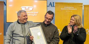 Néstor Lázaro fue declarado como Embajador Cultural de Arroyito