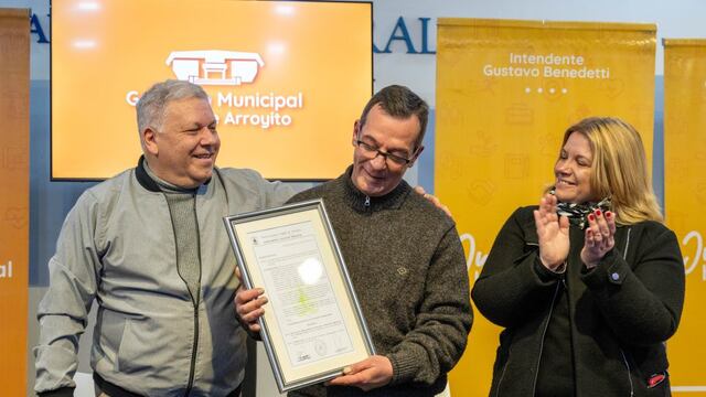 Néstor Lázaro fue declarado como Embajador Cultural de Arroyito